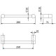 Поручень Kludi Vela R 5898105 Хром