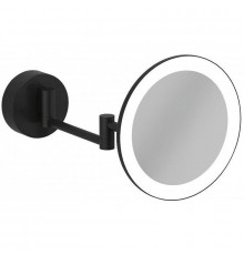 Косметическое зеркало Kludi Vela R 5899539W с подсветкой Черное матовое