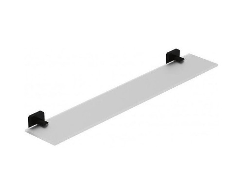 Стеклянная полка Kludi Vela S 2597339 Черная матовая
