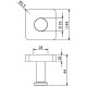 Крючок Kludi Vela S 2598405 Хром