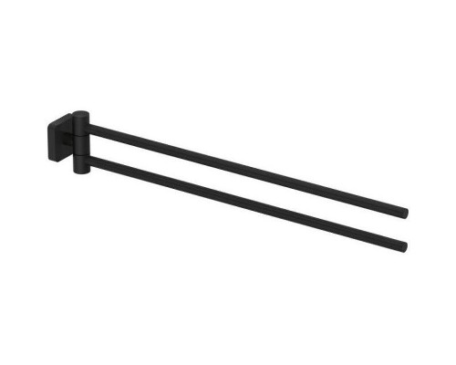 Полотенцедержатель Kludi Vela S 2597739 поворотный Черный матовый