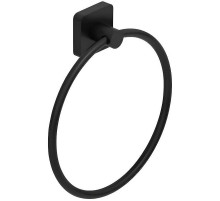 Кольцо для полотенец Kludi Vela S 2597839 Черное матовое