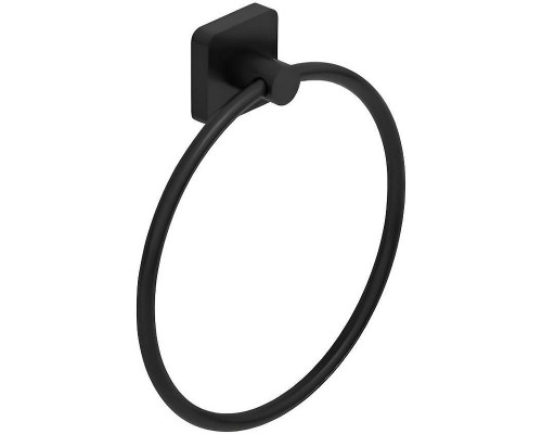 Кольцо для полотенец Kludi Vela S 2597839 Черное матовое