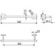 Полотенцедержатель Kludi Vela S 2596205 Хром