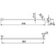 Полотенцедержатель Kludi Vela S 2596139 Черный матовый