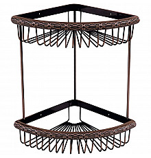 Полка корзина Lemark Jasmine LM6682ORB Черная бронза