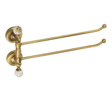 Полотенцедержатель Migliore Amerida 16570 поворотный Бронза с кристаллами Swarovski