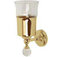 Стакан для зубных щеток Migliore Amerida 16592 Золото с кристаллом Swarovski