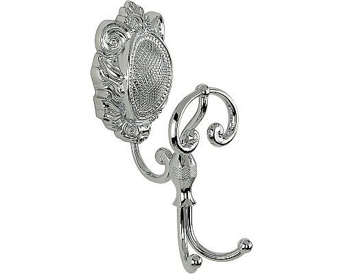 Купить Двойной крючок Migliore Cleopatra 16661 Хром в магазине сантехники Santeh-Crystal.ru