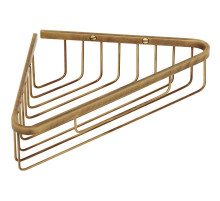 Полка корзина Migliore Complementi 22029 угловая Бронза