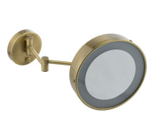 Косметическое зеркало Migliore Complementi 21977 с подсветкой с увеличением Бронза