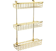 Полка корзина Migliore Complementi 22046 Золото