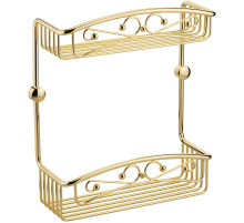 Полка корзина Migliore Complementi 22049 Золото