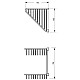 Заказать Полка корзина Migliore Complementi 22054 угловая Золото в магазине сантехники Santeh-Crystal.ru