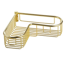 Полка корзина Migliore Complementi 22056 угловая Золото