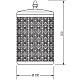 Купить Ведро для мусора Migliore Complementi 24256 Хром в магазине сантехники Santeh-Crystal.ru
