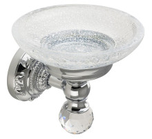 Мыльница Migliore Cristalia 16790 Хром с кристаллом Swarovski