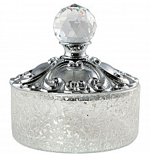 Контейнер для хранения Migliore Cristalia 16793 Хром с кристаллом Swarovski