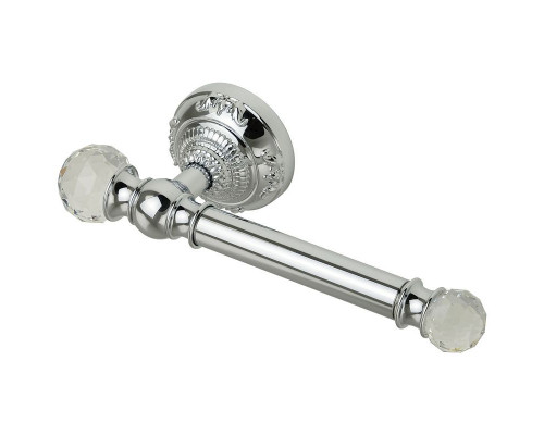 Заказать Держатель туалетной бумаги Migliore Cristalia 16795 Хром с кристаллами Swarovski в магазине сантехники Santeh-Crystal.ru