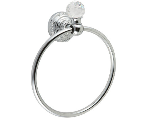 Купить Кольцо для полотенец Migliore Cristalia 16805 Хром с кристаллом Swarovski в магазине сантехники Santeh-Crystal.ru
