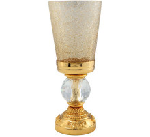 Стакан для зубных щеток Migliore Cristalia 16821 Золото с кристаллом Swarovski