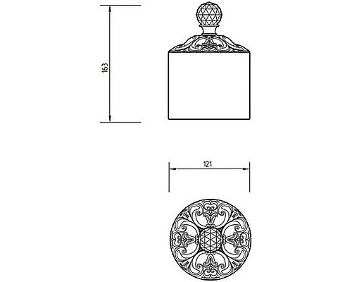 Santeh-Crystal.ru: Контейнер для хранения Migliore Cristalia 16760 Бронза с кристаллом Swarovski Купить Контейнер для хранения Migliore Cristalia 16760 Бронза с кристаллом Swarovski в магазине сантехники Santeh-Crystal.ru