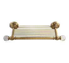 Полка для полотенец Migliore Cristalia 16776 Бронза с кристаллами Swarovski