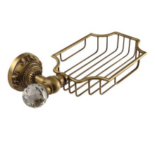 Полка корзина Migliore Cristalia 16781 Бронза с кристаллом Swarovski