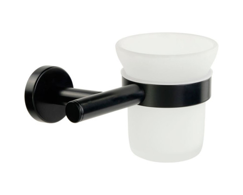 Купить Стакан для зубных щеток Migliore Fortis 31755 Черный матовый в магазине сантехники Santeh-Crystal.ru