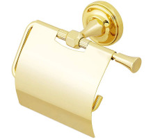 Держатель туалетной бумаги Migliore Fortuna 27694 с крышкой Золото
