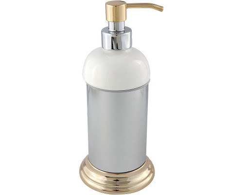 Приобрести Дозатор для жидкого мыла Migliore Mirella 17276 Хром Золото в магазине сантехники Santeh-Crystal.ru