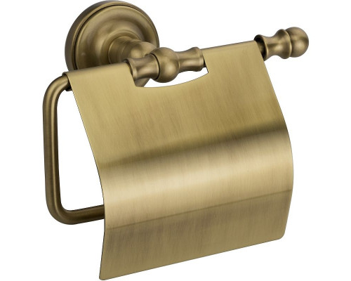 Заказать Держатель туалетной бумаги Migliore Mirella 17161 с крышкой Бронза в магазине сантехники Santeh-Crystal.ru