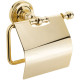 Заказать Держатель туалетной бумаги Migliore Mirella 17311 с крышкой Золото в магазине сантехники Santeh-Crystal.ru
