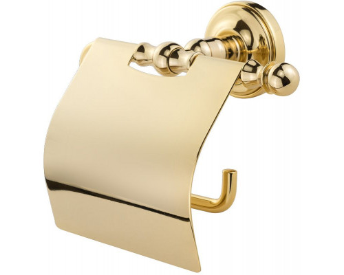 Заказать Держатель туалетной бумаги Migliore Mirella 17311 с крышкой Золото в магазине сантехники Santeh-Crystal.ru