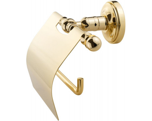 Заказать Держатель туалетной бумаги Migliore Mirella 17311 с крышкой Золото в магазине сантехники Santeh-Crystal.ru