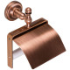 Приобрести Держатель туалетной бумаги Migliore Mirella 17352 с крышкой Медь в магазине сантехники Santeh-Crystal.ru