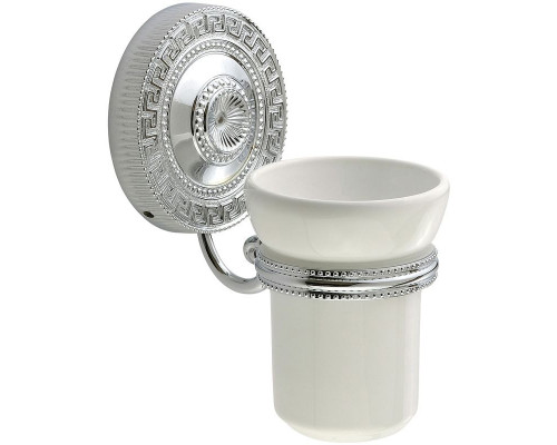 Купить Стакан для зубных щеток Migliore Montecarlo 31516 Белый Хром в магазине сантехники Santeh-Crystal.ru