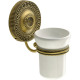 Приобрести Стакан для зубных щеток Migliore Montecarlo 31517 Белый Бронза в магазине сантехники Santeh-Crystal.ru