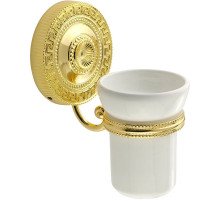 Стакан для зубных щеток Migliore Montecarlo 31519 Белый Золото