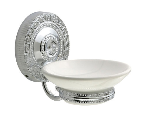 Приобрести Мыльница Migliore Montecarlo 31513 Белый Хром в магазине сантехники Santeh-Crystal.ru