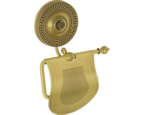 Заказать Держатель туалетной бумаги Migliore Montecarlo 31505 с крышкой Бронза в магазине сантехники Santeh-Crystal.ru