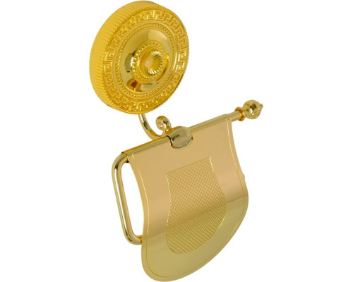 Приобрести Держатель туалетной бумаги Migliore Montecarlo 31506 с крышкой Золото в магазине сантехники Santeh-Crystal.ru