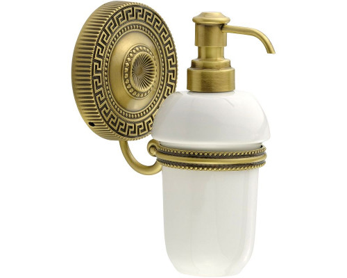 Приобрести Дозатор для жидкого мыла Migliore Montecarlo 31500 Бронза Белый в магазине сантехники Santeh-Crystal.ru