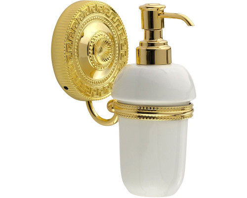 Приобрести Дозатор для жидкого мыла Migliore Montecarlo 31501 Золото Белый в магазине сантехники Santeh-Crystal.ru