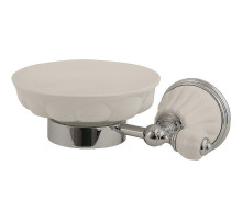 Мыльница Migliore Olivia 17477 Белая Хром