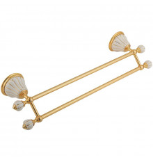 Полотенцедержатель Migliore Olivia 17532 двойной Золото Белый