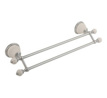 Полотенцедержатель Migliore Olivia 17501 двойной Хром Белый