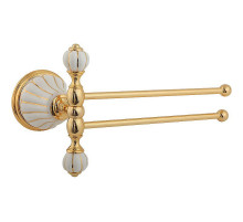 Полотенцедержатель Migliore Olivia 17528 поворотный Золото Белый