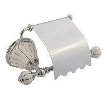 Держатель туалетной бумаги Migliore Olivia 17543 с крышкой Хром Белый