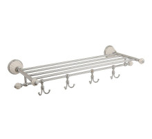 Полка для полотенец Migliore Olivia 17496 Хром Белый